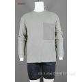 Herre Cotton Waffle Long Sleeve T-Shirt